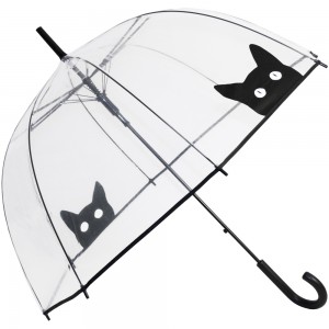 Paraguas transparente gatitos